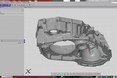 3D-сканирование картера автомобильного двигателя с целью построения переходника на лодочный мотор.